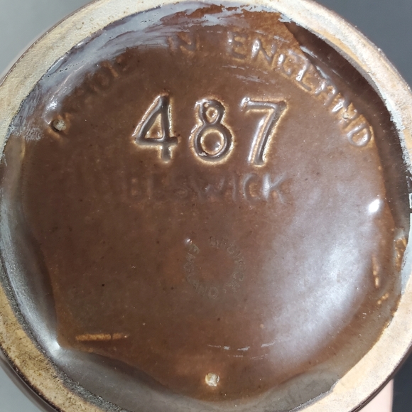 Vintage Beswick Drip Glaze Vase England 487 - Picture 4 of 6